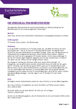 Textbausteine zur Eucharistiefeier am Aktionssonntag - PDF